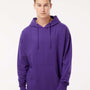 Independent Trading Co. Mens Hooded Sweatshirt Hoodie - Purple - NEW