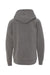 Independent Trading Co. PRM15YSB Youth Special Blend Raglan Hooded Sweatshirt Hoodie Nickel Grey Flat Back