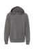 Independent Trading Co. PRM15YSB Youth Special Blend Raglan Hooded Sweatshirt Hoodie Nickel Grey Flat Front