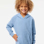 Independent Trading Co. Youth Special Blend Raglan Hooded Sweatshirt Hoodie - Pacific Blue - NEW