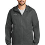 Eddie Bauer Mens Packable Wind Resistant Full Zip Hooded Jacket - Steel Grey