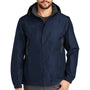 Eddie Bauer Mens Waterproof Full Zip Hooded Jacket - River Navy Blue