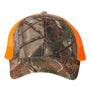 Kati Hats Mens Camo Mesh Back Adjustable Hat - Realtree AP/Neon Orange