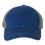 Richardson Hats Mens Garment Washed Snapback Trucker Hat - Royal Blue/Charcoal Grey