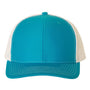 Richardson Hats Mens Snapback Trucker Hat - Cyan Blue/White