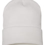 Yupoong Hats Unisex Cuffed Beanie - White