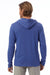 Alternative 5123 Mens Vintage Keeper Long Sleeve Hooded T-Shirt Hoodie Vintage Royal Blue Model Back