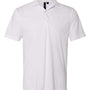 Sierra Pacific Mens Moisture Wicking Short Sleeve Polo Shirt - White - NEW