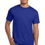 Hanes Mens Beefy-T Short Sleeve Crewneck T-Shirt - Deep Royal Blue