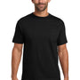Hanes Mens Beefy-T Short Sleeve Crewneck T-Shirt w/ Pocket - Black