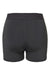 Badger 4629 Womens Moisture Wicking Pro Compression Shorts Black Flat Back