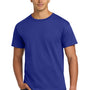 Hanes Mens Authentic Short Sleeve Crewneck T-Shirt - Deep Royal Blue