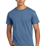 Hanes Mens Authentic Short Sleeve Crewneck T-Shirt - Denim Blue
