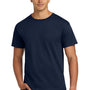 Hanes Mens Authentic Short Sleeve Crewneck T-Shirt - Navy Blue