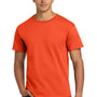 Hanes Mens Authentic Short Sleeve Crewneck T-Shirt - Orange