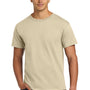 Hanes Mens Authentic Short Sleeve Crewneck T-Shirt - Sand