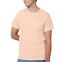 Hanes Mens Authentic Short Sleeve Crewneck T-Shirt - Candy Orange