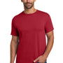 Hanes Mens Essential-T Short Sleeve Crewneck T-Shirt - Deep Red