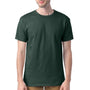 Hanes Mens Essential-T Short Sleeve Crewneck T-Shirt - Athletic Dark Green