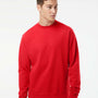 Independent Trading Co. Mens Crewneck Sweatshirt - Red - NEW