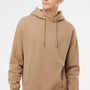 Independent Trading Company Mens Hooded Sweatshirt Hoodie w/ Pouch Pocket - Sandstone Brown