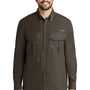Eddie Bauer Mens Performance Fishing Moisture Wicking Long Sleeve Button Down Shirt w/ Double Pockets - Boulder