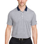 Puma Mens Mattr Feeder Moisture Wicking Short Sleeve Polo Shirt - Navy Blue