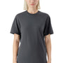 American Apparel Mens Sueded Cloud Short Sleeve Crewneck T-Shirt - Asphalt Grey