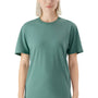 American Apparel Mens Sueded Cloud Short Sleeve Crewneck T-Shirt - Arctic Green - NEW