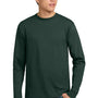 Hanes Mens Authentic Long Sleeve Crewneck T-Shirt - Deep Forest Green