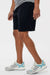 Augusta Sportswear 1425 Mens Octane Moisture Wicking Shorts Black Model Side