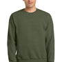 Jerzees Mens NuBlend Fleece Crewneck Sweatshirt - Heather Military Green