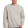 Jerzees Mens NuBlend Fleece Crewneck Sweatshirt - Sandstone Brown