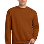 Jerzees Mens NuBlend Fleece Crewneck Sweatshirt - Texas Orange