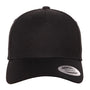 Yupoong Hats Mens Premium Snapback Hat - Black