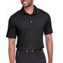 Puma Mens Icon Performance Moisture Wicking Short Sleeve Polo Shirt - Black