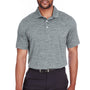 Puma Mens Icon Performance Moisture Wicking Short Sleeve Polo Shirt - Quiet Shade Grey