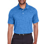 Puma Mens Icon Performance Moisture Wicking Short Sleeve Polo Shirt - Lapis Blue
