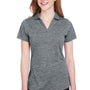Puma Womens Icon Performance Moisture Wicking Short Sleeve Polo Shirt - Quiet Shade Grey
