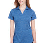 Puma Womens Icon Performance Moisture Wicking Short Sleeve Polo Shirt - Lapis Blue