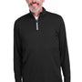 Puma Mens Icon Performance Moisture Wicking 1/4 Zip Sweatshirt - Black