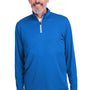 Puma Mens Icon Performance Moisture Wicking 1/4 Zip Sweatshirt - Lapis Blue