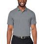 Puma Mens Gamer Moisture Wicking Short Sleeve Polo Shirt - Quiet Shade Grey - Closeout