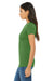 Bella + Canvas BC6004/6004 Womens The Favorite Short Sleeve Crewneck T-Shirt Leaf Green Model Side