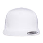 Yupoong Hats Mens Adjustable Trucker Hat - White
