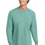 Comfort Colors Mens Long Sleeve Crewneck T-Shirt - Seafoam Green
