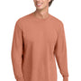 Comfort Colors Mens Long Sleeve Crewneck T-Shirt - Terracota