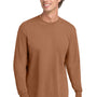Comfort Colors Mens Long Sleeve Crewneck T-Shirt - Yam Orange
