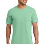 Comfort Colors Mens Short Sleeve Crewneck T-Shirt w/ Pocket - Island Reef Green