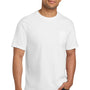 Comfort Colors Mens Short Sleeve Crewneck T-Shirt w/ Pocket - White